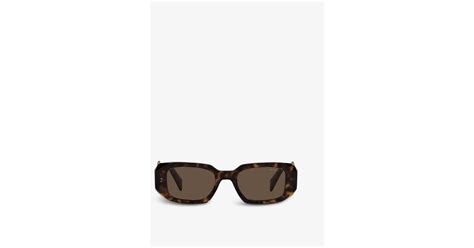 selfridges prada sunglasses|prada rectangular sunglasses.